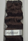 Human hair weave tangle-free Italian hi body wave; curly sew-in weft. image 0