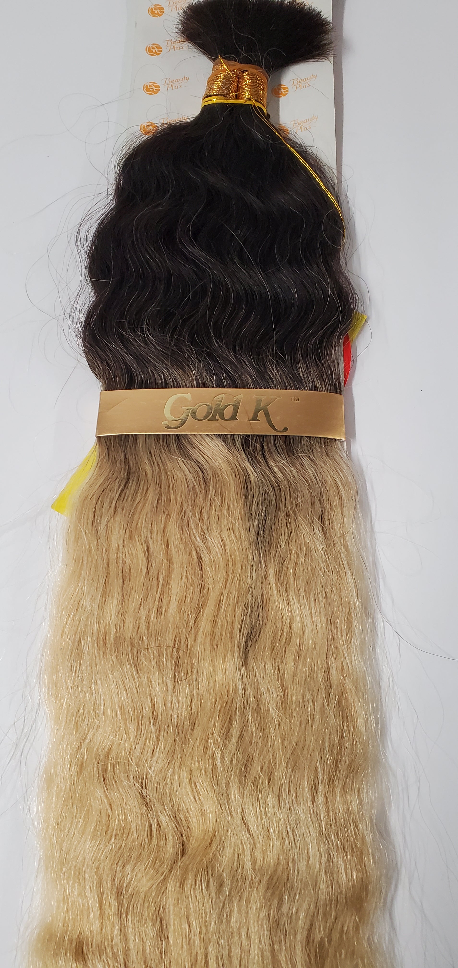 Human hair French refined super bulk tangle-free wet and wavy for braiding. image 2