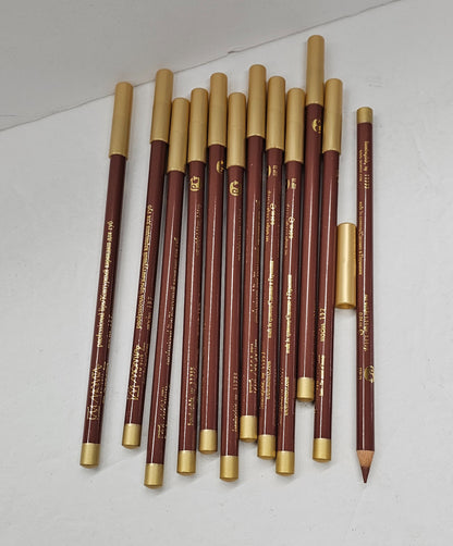 Set of 12 professional lipliner pencils; Mocha; 0.04oz image 1