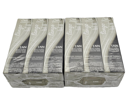 One dozen Wella color tango; permanent masque haircolor; 2oz; 1NN black licorice image 0