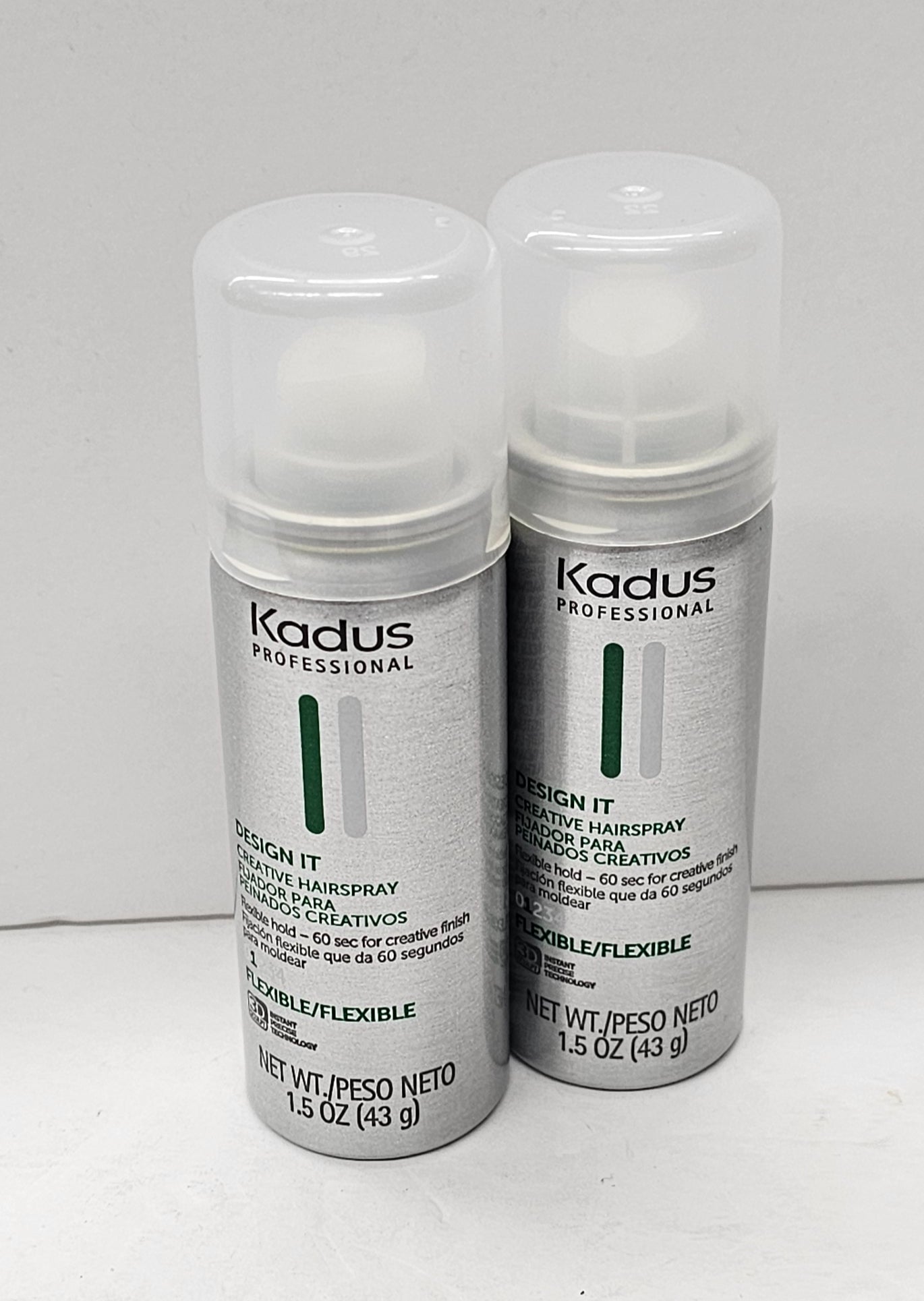 Set of 2 Kadus professional design it creative hairspray; flexible hold;1.5oz x2 image 2