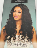 Human hair indi brazilian remi spring wave; curly sew-in weft. image 0