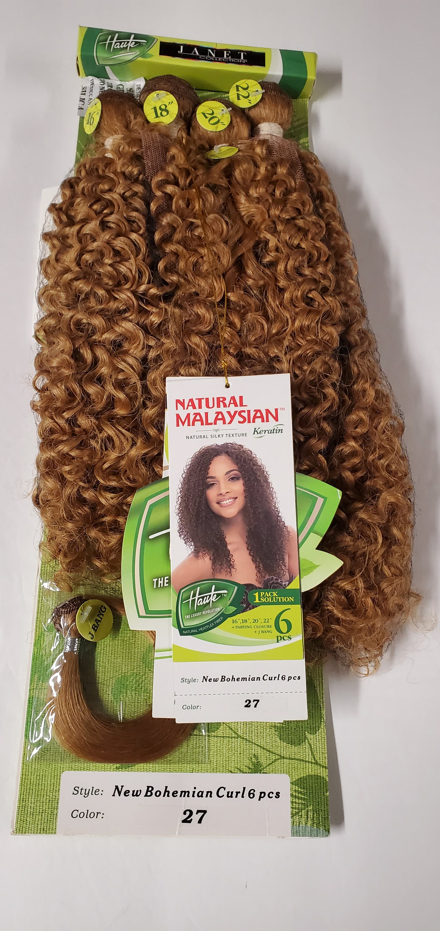 Natural malaysian multi length weaves bohemian curl sew-in wefts. image 1