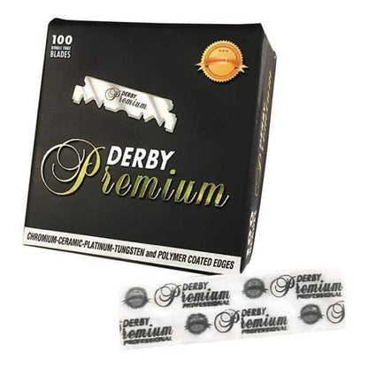 Derby Single Edge Razor Blades 100 pcs - Premium