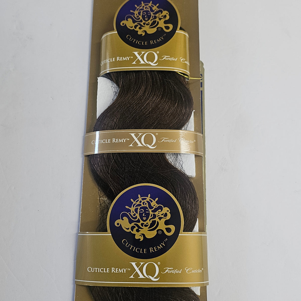 Cuticle remy XQ human hair weave - S wave - sew-in weft