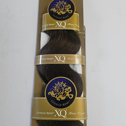 Cuticle remy XQ human hair weave - S wave - sew-in weft
