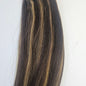 Human hair weave yaky straight for sew-in, wefts - Milky way -mixed colors