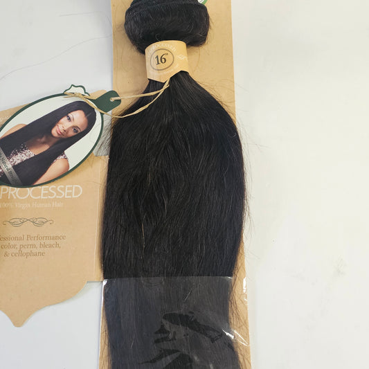 Unprocessed natural straight virgin remy human hair weave for sew-in -  bundle