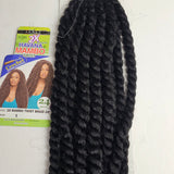 2 in 1 value pack Havana Mambo twist braid - 24 inch - crochet interlocking