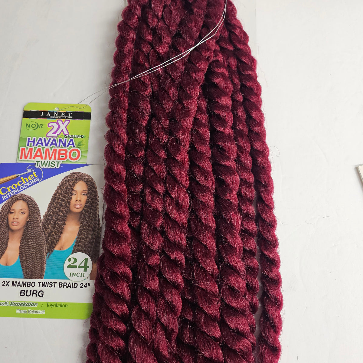 2 in 1 value pack Havana Mambo twist braid - 24 inch - crochet interlocking