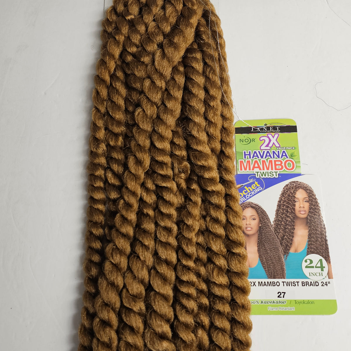 2 in 1 value pack Havana Mambo twist braid - 24 inch - crochet interlocking