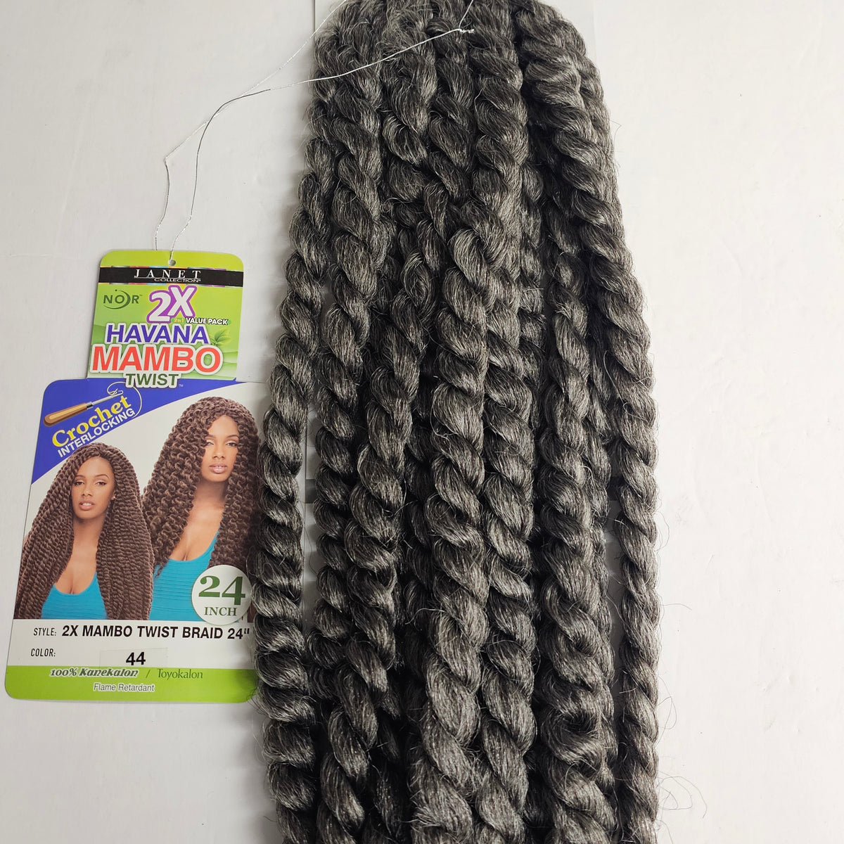 2 in 1 value pack Havana Mambo twist braid - 24 inch - crochet interlocking