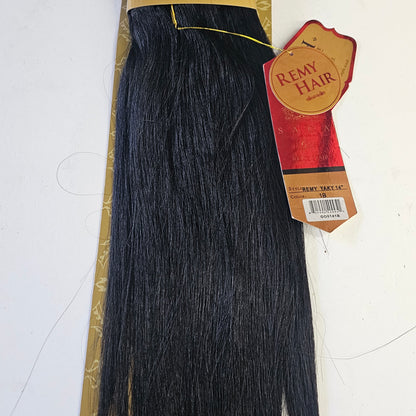Human Hair Saga Gold Remy Yaky Weave – Straight Sew-In Weft