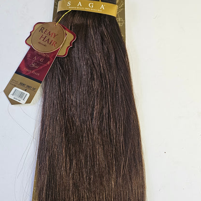 Human Hair Saga Gold Remy Yaky Weave – Straight Sew-In Weft