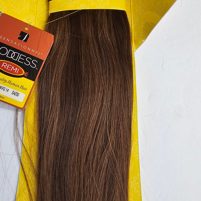 Human hair remi yaki weave -  straight sew-in weft -  Goddess