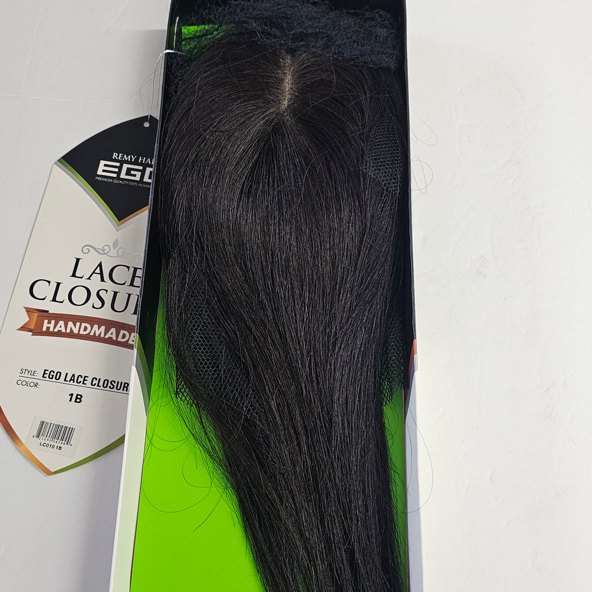 Model model Ego remy hair lace closure handmade - natural look