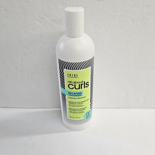 Zotos all about curls lo-lather cleanser - essential moisture - 15fl.oz
