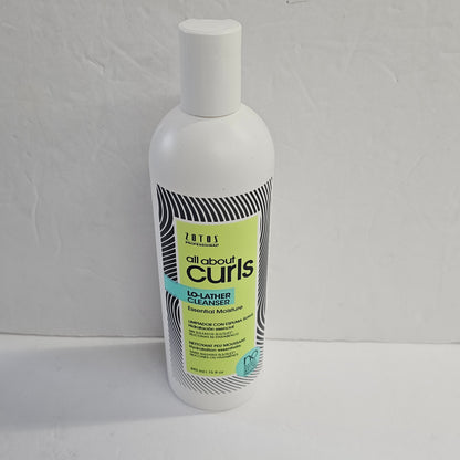 Zotos all about curls lo-lather cleanser - essential moisture - 15fl.oz