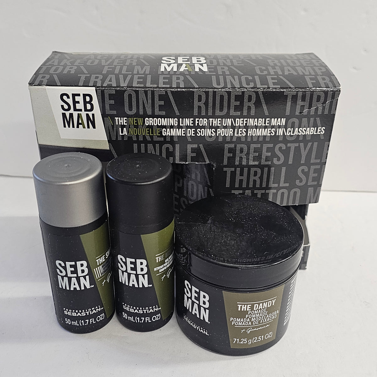 Sebman the new grooming line for the undefinable man - set