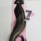 Clip-on 7pcs hair extensions - heat resistant - curling iron safe - Harlem 125