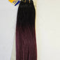 Human hair weave yaky straight for sew-in, wefts - Milky way -ombre colors