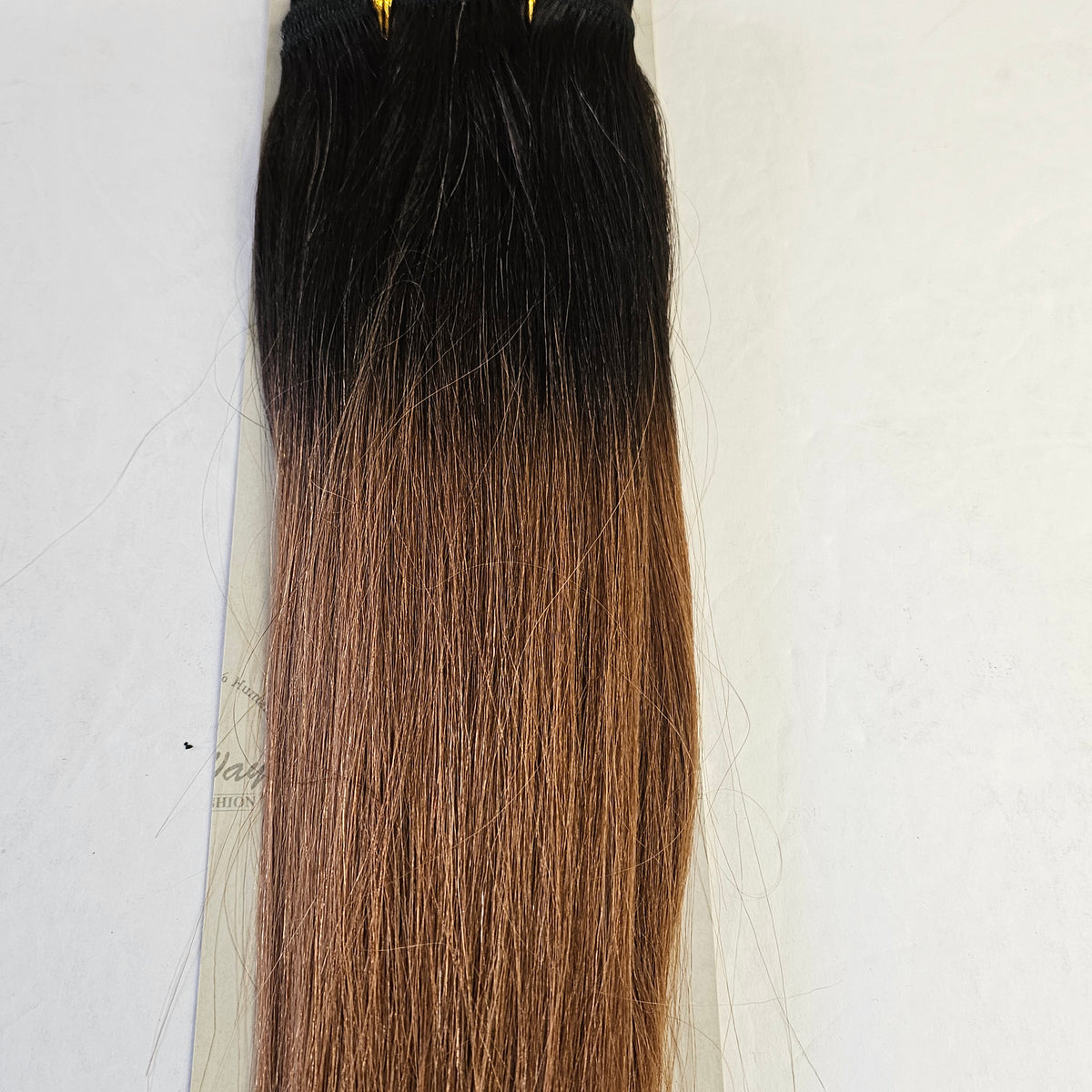 Human hair weave yaky straight for sew-in, wefts - Milky way -ombre colors