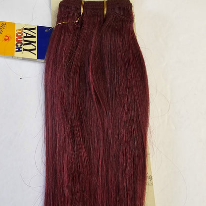 Human hair weave yaky straight for sew-in, wefts - Milky way -ombre colors