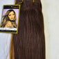 Outre premium new yaki tangle-free human hair weave - straight sew-in weft