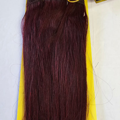 Outre premium new yaki tangle-free human hair weave - straight sew-in weft