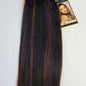 Outre premium new yaki tangle-free human hair weave - straight sew-in weft - mixed colors - 1B/33