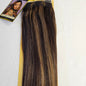 Outre premium new yaki tangle-free human hair weave - straight sew-in weft - mixed colors - C2/27
