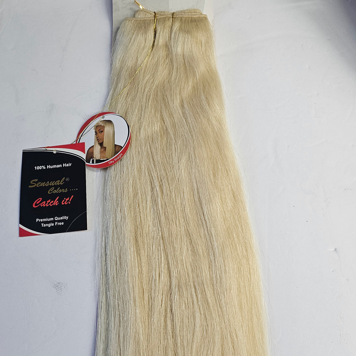 Premium quality tangle-free human hair weave - silky straight weft - by Sensual