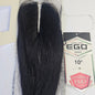 Model Model Ego remy human hair invisible part closure - 10 inch