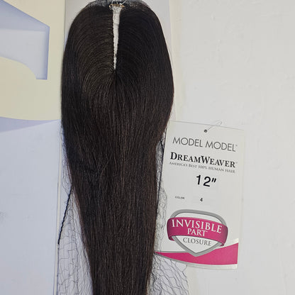 Model Model Dreamweaver human hair -  invisible part closure