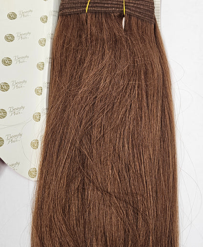 Human hair tangle-free new yaky weave straight; perm yaky sew-in weft. image 5