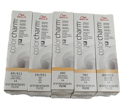 Wella color charm permanent gel haircolor; 2oz; for unisex image 0