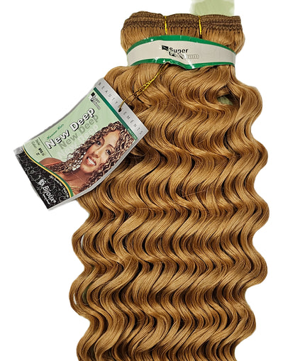 Curly human hair tangle-free new deep weave for sew-in; wefts. image 0