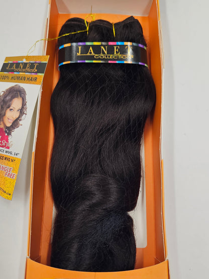 Curly human hair weave tangle-free for sew-in; French body and romance; wefts. image 4
