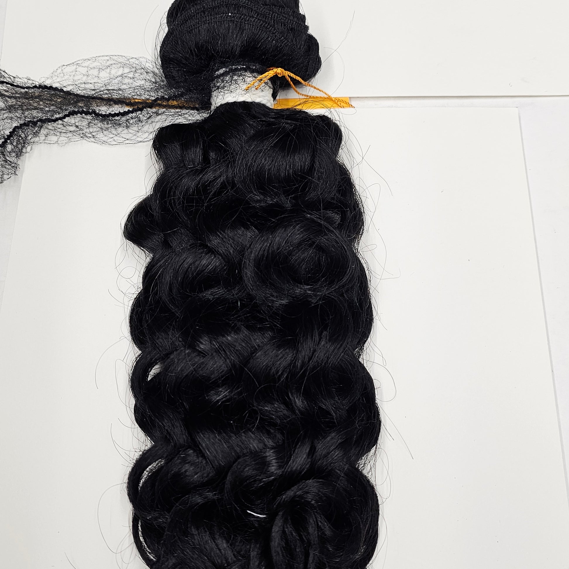 Unprocessed natural human hair weave new bohemian; curly sew-in weft. image 1
