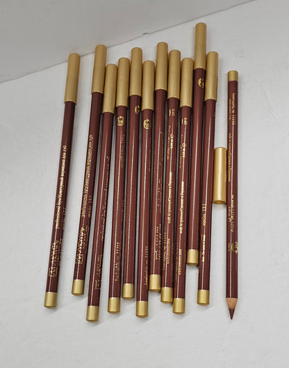 Set of 12 professional lipliner pencils; Mocha; 0.04oz image 0