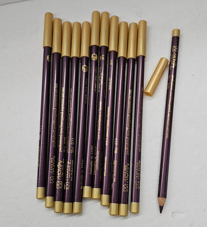 Set of 12 professional eyeliner pencils; Lilac; 0.043oz image 1