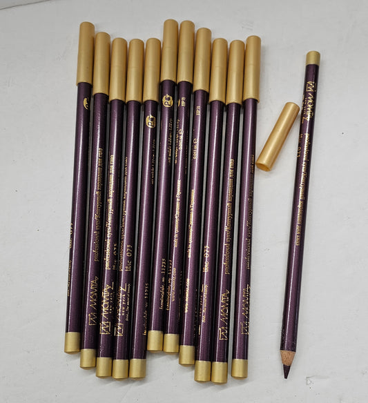 Set of 12 professional eyeliner pencils; Lilac; 0.043oz image 1