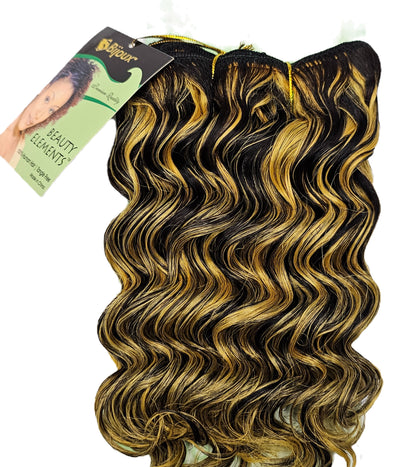 Curly human hair tangle-free new deep weave for sew-in; wefts. image 1