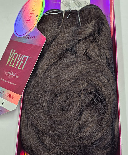 Remi human hair weave; curly sew-in weft Mirage velvet image 1