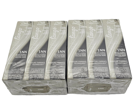 One dozen Wella color tango; permanent masque haircolor; 2oz; 1NN black licorice image 1