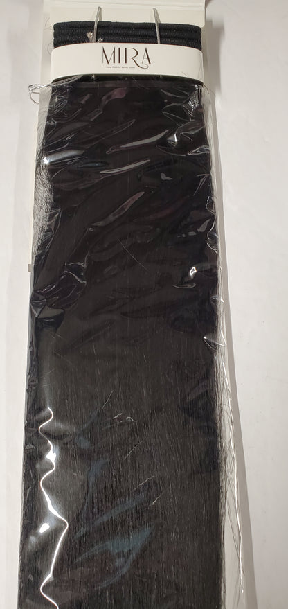 Virgin remy hair tangle-free yaky weave; straight sew-in weft image 5