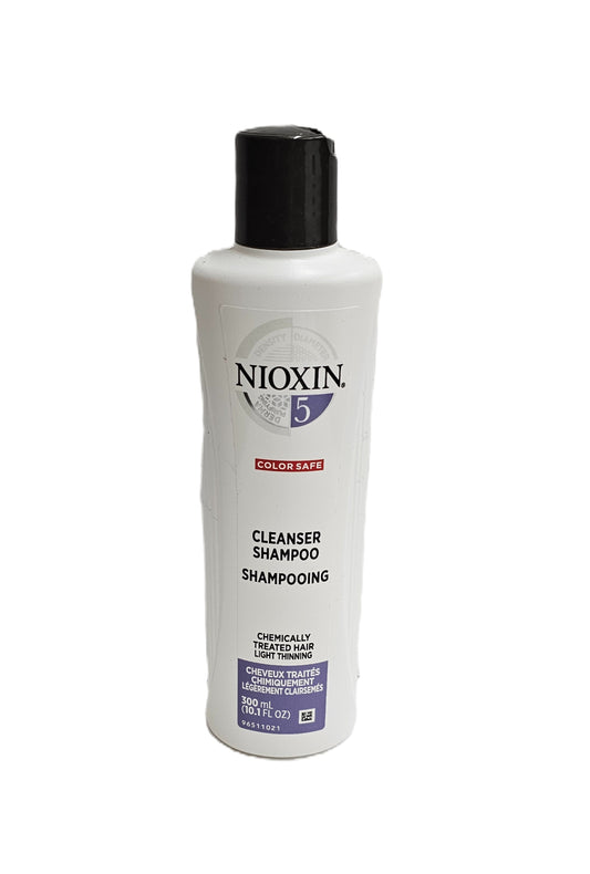 Nioxin 5 Cleanser shampoo; chemically treated hair; light thinning; 10.1fl.oz image 1
