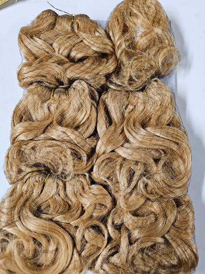 Human hair tangle-free weave; Allegretto; sew-in; curly; 6pcs image 7