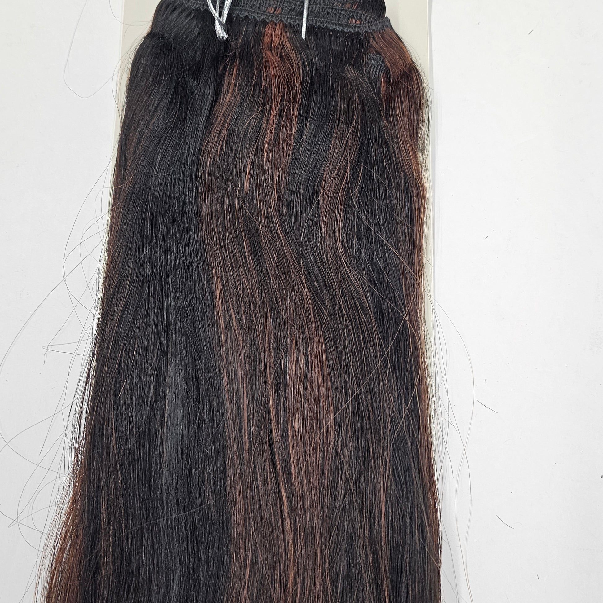 Indian remi wet and wavy loose wave sew-in wefts; straight and wavy style. image 2