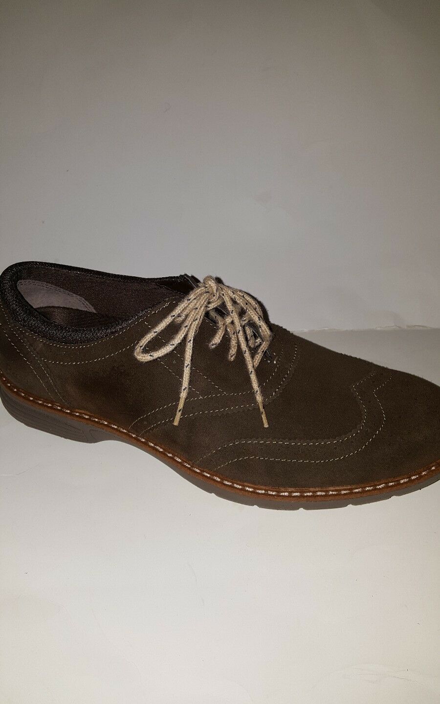 GH BASS PROPEL WINGTIP MEN'S OXFORD SHOES; BROWN; LEATHER/SUEDE/10442926200 image 2